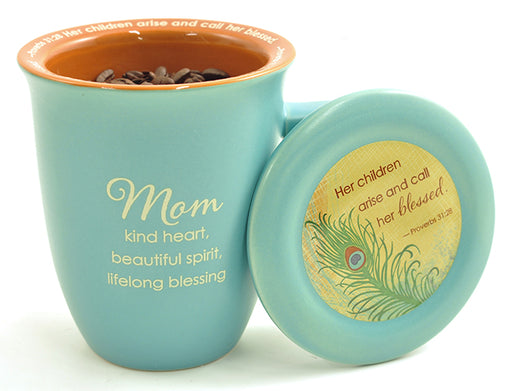 Mug With Coaster-Mom-Kind Heart