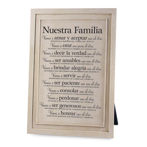 Spanish-Plaque-Our Family