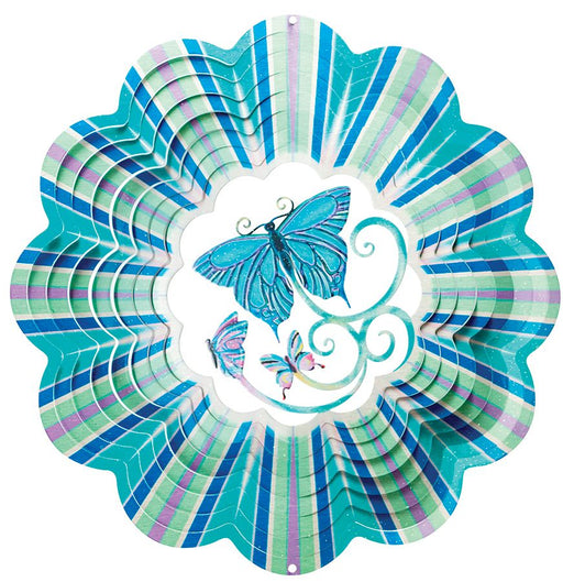 Wind Spinner-Butterfly-Blue-3D-Large