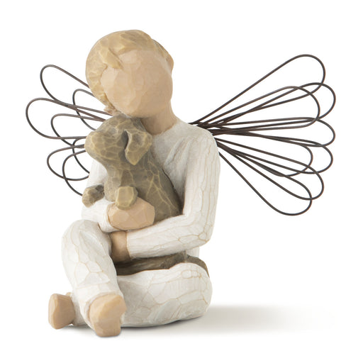 Figurine-Willow Tree-Angel of Comfort-Boy with Dog