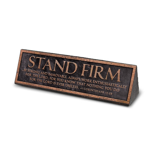 Plaque-Desk-Stand Firm