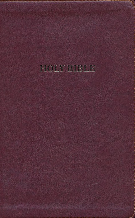 KJV Thinline Bible-Indexed-Burgundy