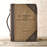 Bible Cover-Classic Lux Leather-Strong and Courageous