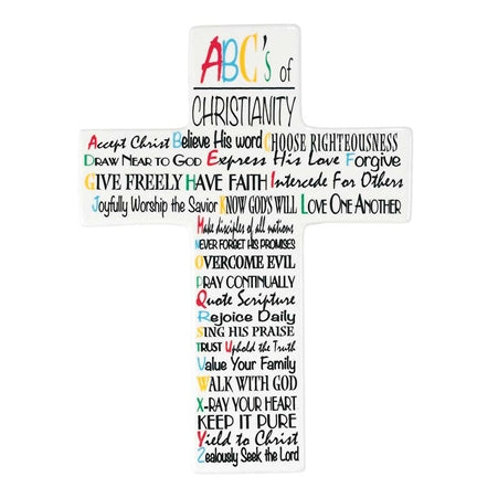 Wall Cross-ABCs of Christianity