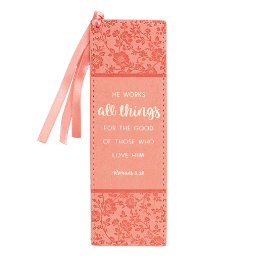 Bookmark-He Works All Things-Pink