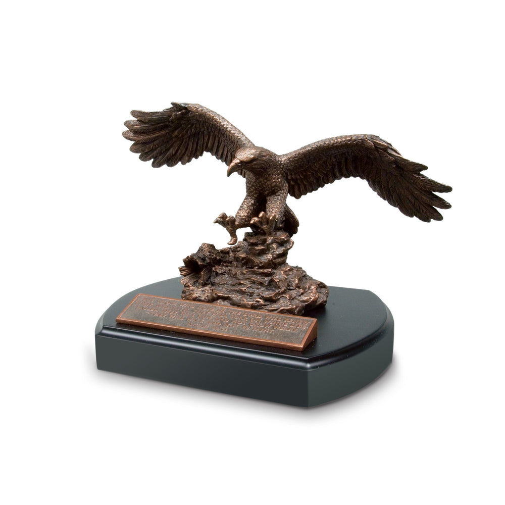 Figurine-Eagle-Is. 40:31-Hand-Cast Resin