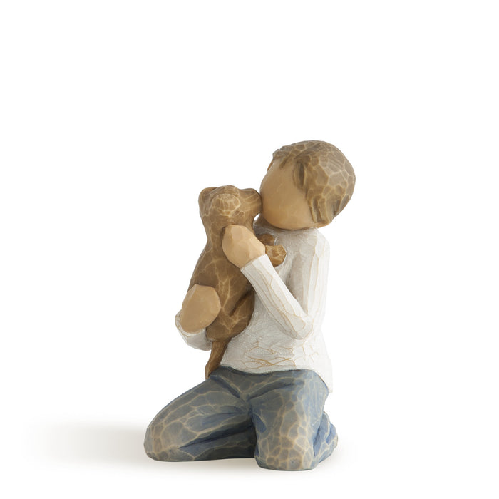 Figurine-Willow Tree-Kindness-Boy With Dog