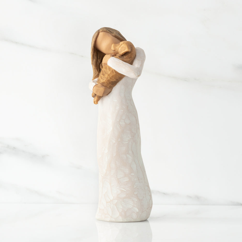 Figurine-Willow Tree-Adorable You-Golden Dog
