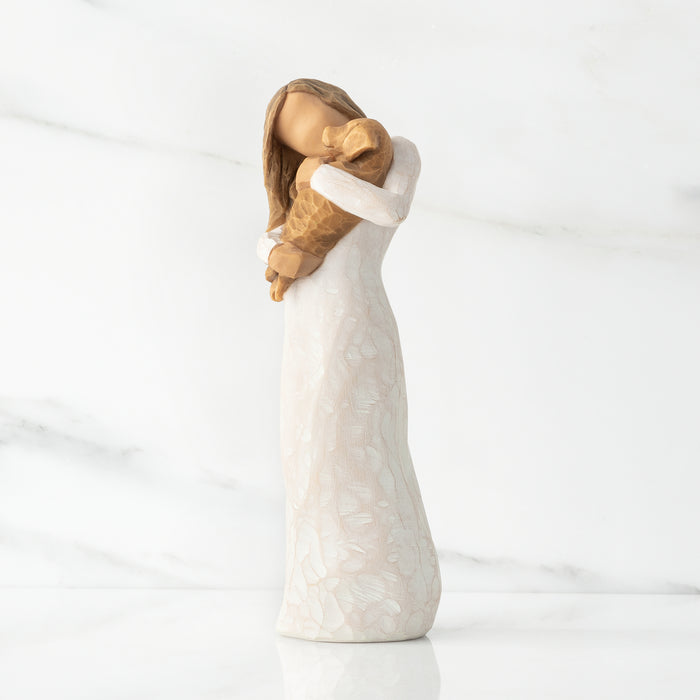 Figurine-Willow Tree-Adorable You-Golden Dog