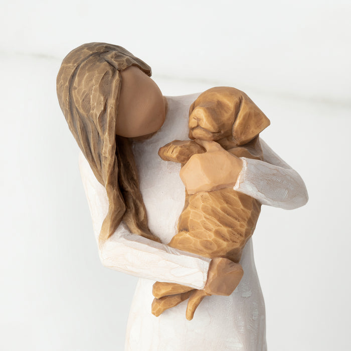 Figurine-Willow Tree-Adorable You-Golden Dog