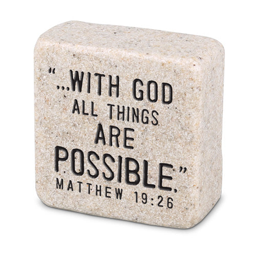 Stone-With God All Things Are Possible