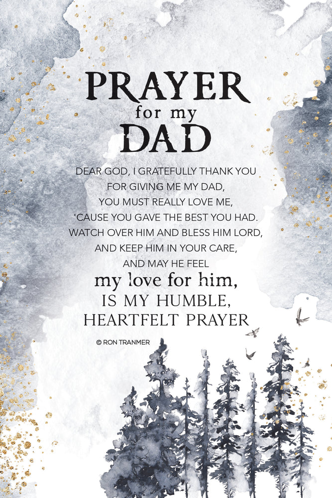 Plaque-Dad-Prayer For My-Gray/Trees