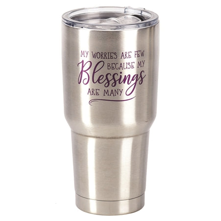 Mug-Tumbler-Blessings Are Many-Stainless Steel-30 oz.
