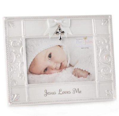 Frame-Jesus Loves Me- Cross