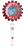 Set-Spinner/Crystal Twister-Hummingbird-Red