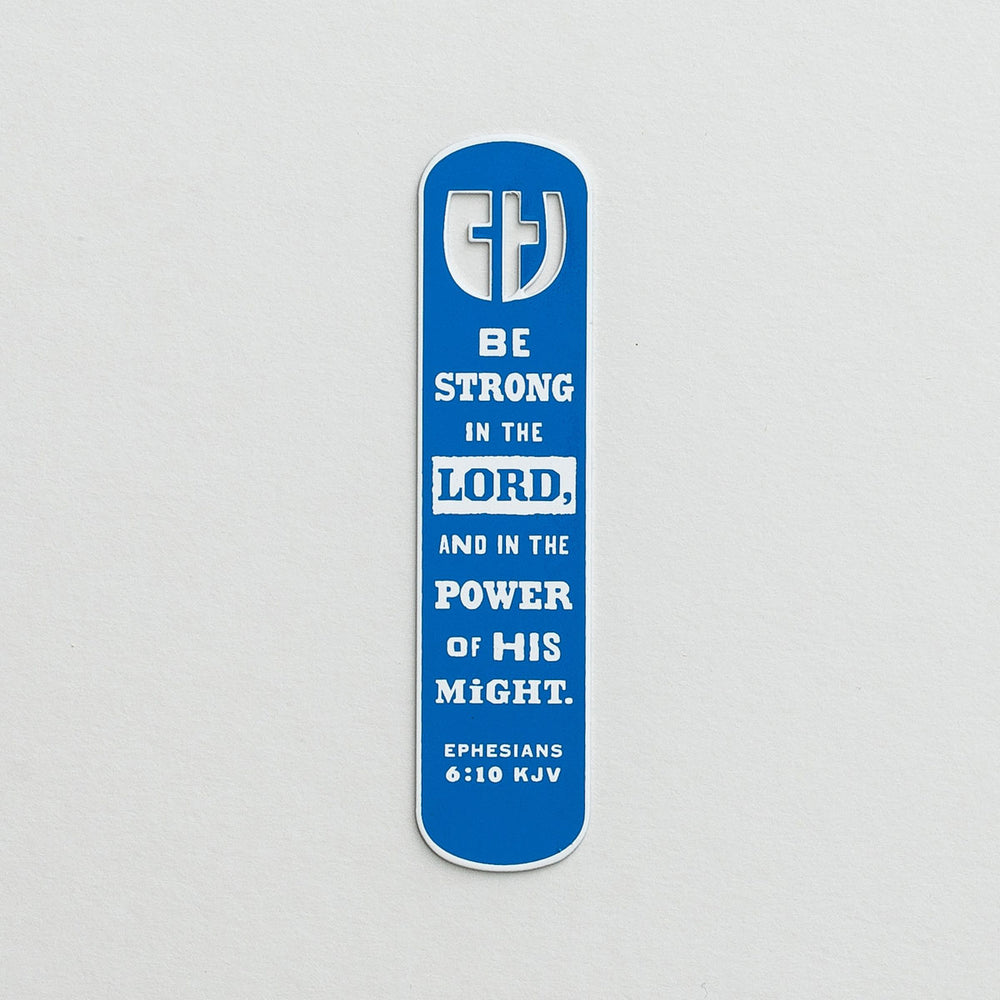 Bookmark-Be Strong in the Lord with Cross