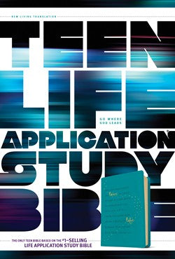 NLT Teen Life Application Study Bible-Teal Leatherlike
