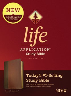 NIV Life Application Study Bible Third Edition-Brown/Tan Leatherlike