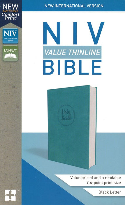 NIV Value Thinline-Turquoise