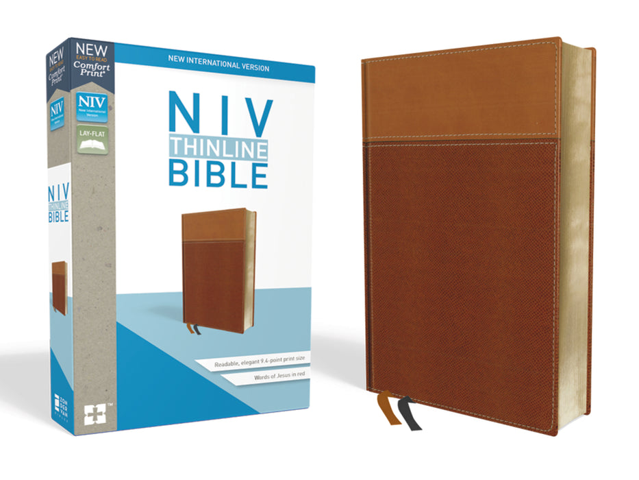 NIV Thinline Bible Comfort Print-Tan