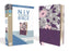 NIV Thinline Bible Comfort Print-Purple/Floral