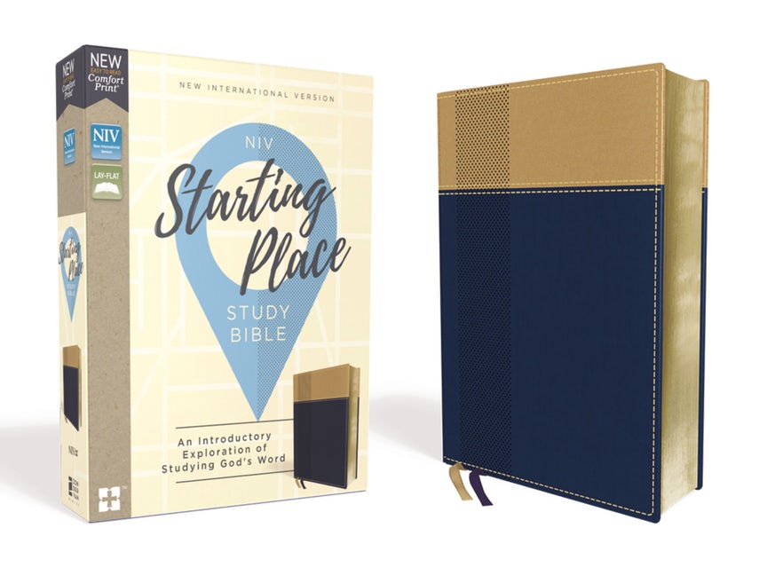 NIV Starting Place Study Bible-Blue