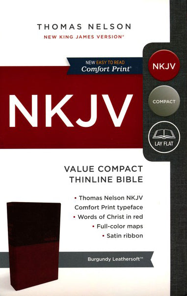 NKJV - Value Thinline Compact - Burgundy