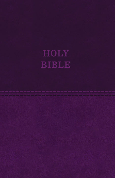 KJV Value Thinline Bible-Purple Leathersoft