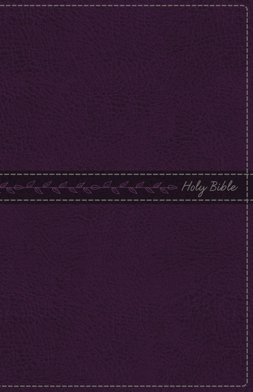 KJV Thinline Bible-Purple Leathersoft