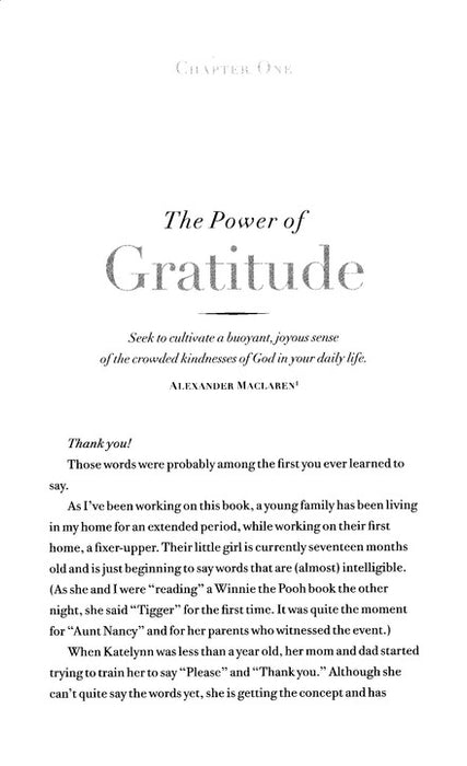 Choosing Gratitude - Nancy Leigh Demoss