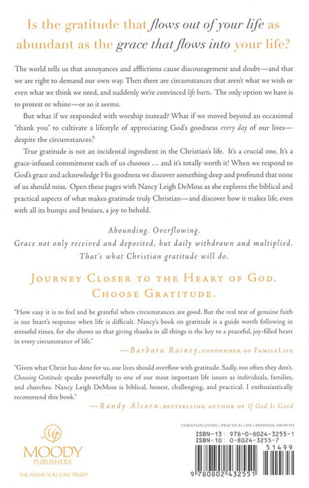 Choosing Gratitude - Nancy Leigh Demoss