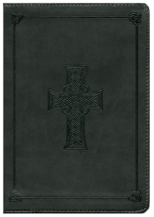 ESV Study Bible-Olive With Celtic Cross