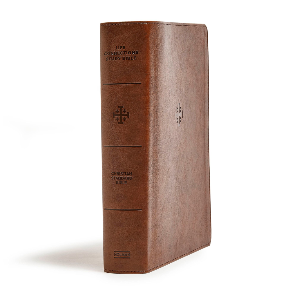 CSB Life Connections Study Bible-Brown LeatherTouch — Christian