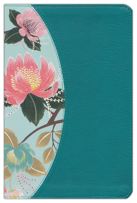 CSB Study Bible for Women-Teal Floral