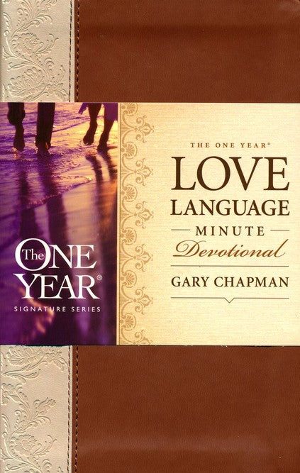 One Year Love Language Minute Devotional-Gary Chapman-Lavendar Leatherflex