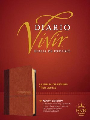 Spanish-RVR Life Application Bible-Brown and Tan Leatherflex