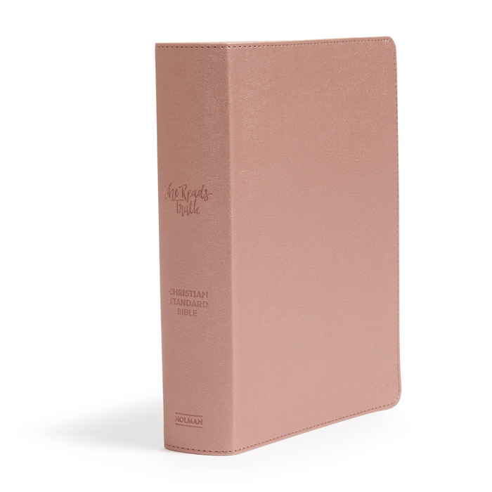 CSB She Reads Truth Bible-Rose Gold LeatherTouch