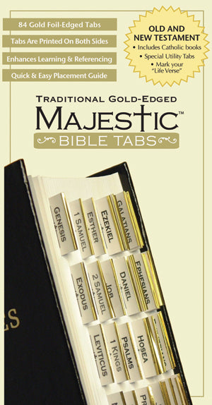 Bible Tab-Majestic Traditional Gold-Edged