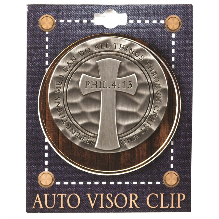 Visor Clip-I Can Do All Things-Phil. 4:13