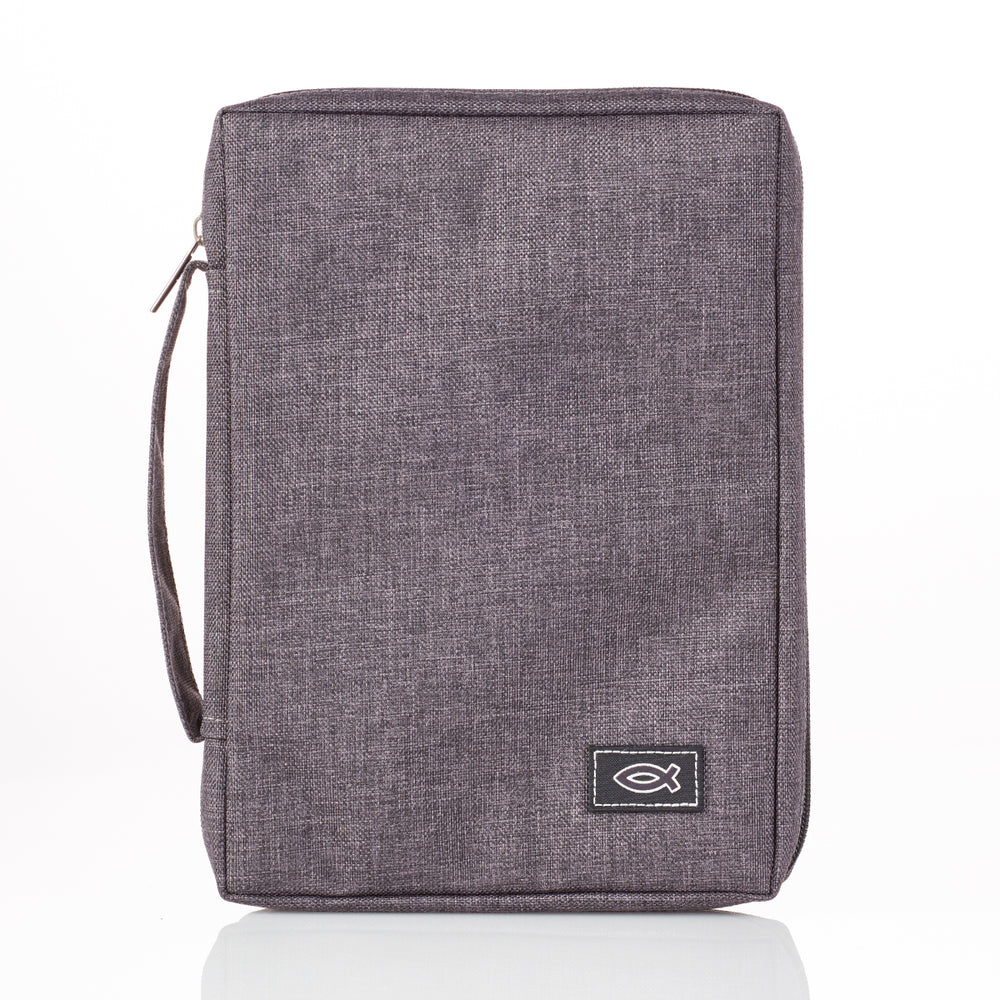 Bible Cover-Canvas Value- Gray