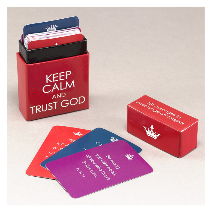Box of Blessings-Keep Calm & Trust God