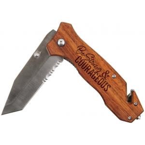 Knife-Be Strong & Courageous-3.25" Blade