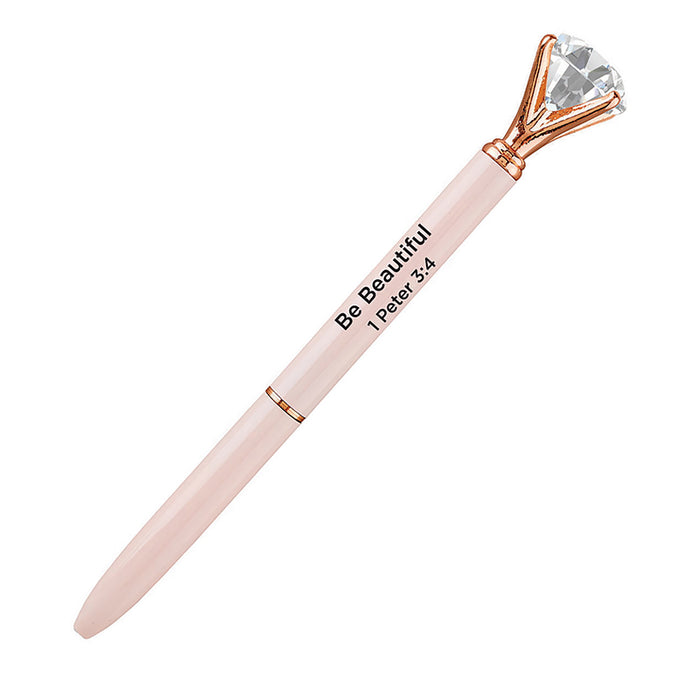 Pen-Be Beautiful-Pale Pink-Gem