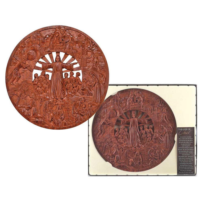 Plaque-Life Of Christ-Circle