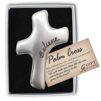 Palm Cross-Believe-Included Scroll