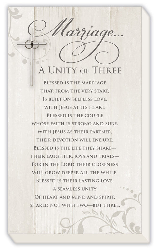 Plaque-Marriage...A Unity of Three