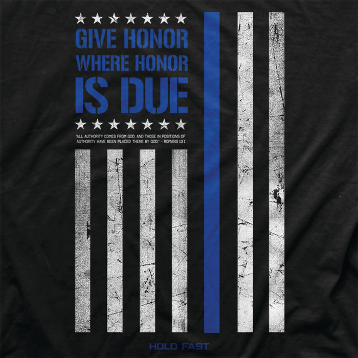 T-Shirt-Police Flag