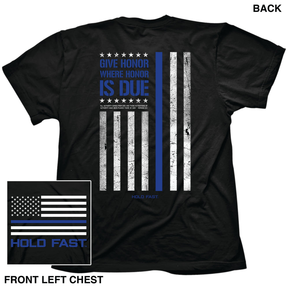 T-Shirt-Police Flag
