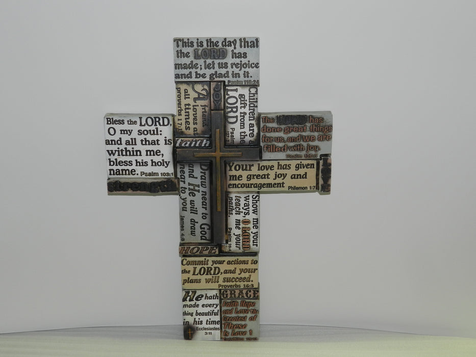 Wall Cross-Bible Verses