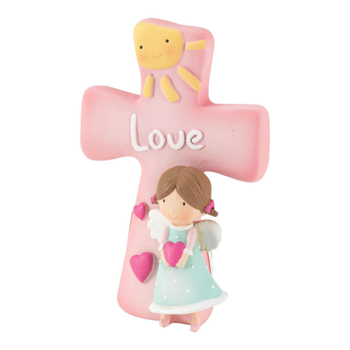 Figurine-Cross-Love-Floral/Angel
